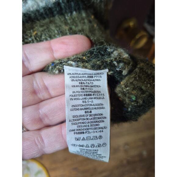 Free People Oversized Long Sleeve Sweater Womens‎ size small alpaca blend - Picture 5 of 5